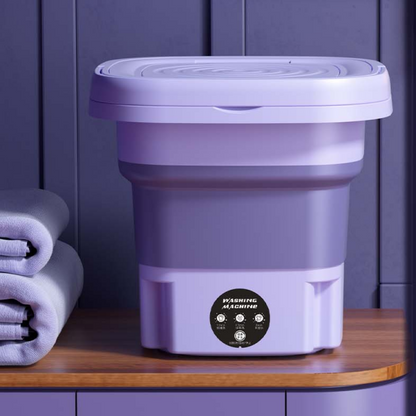 Portable Mini Folding Washing Machine for Dorms & Travel